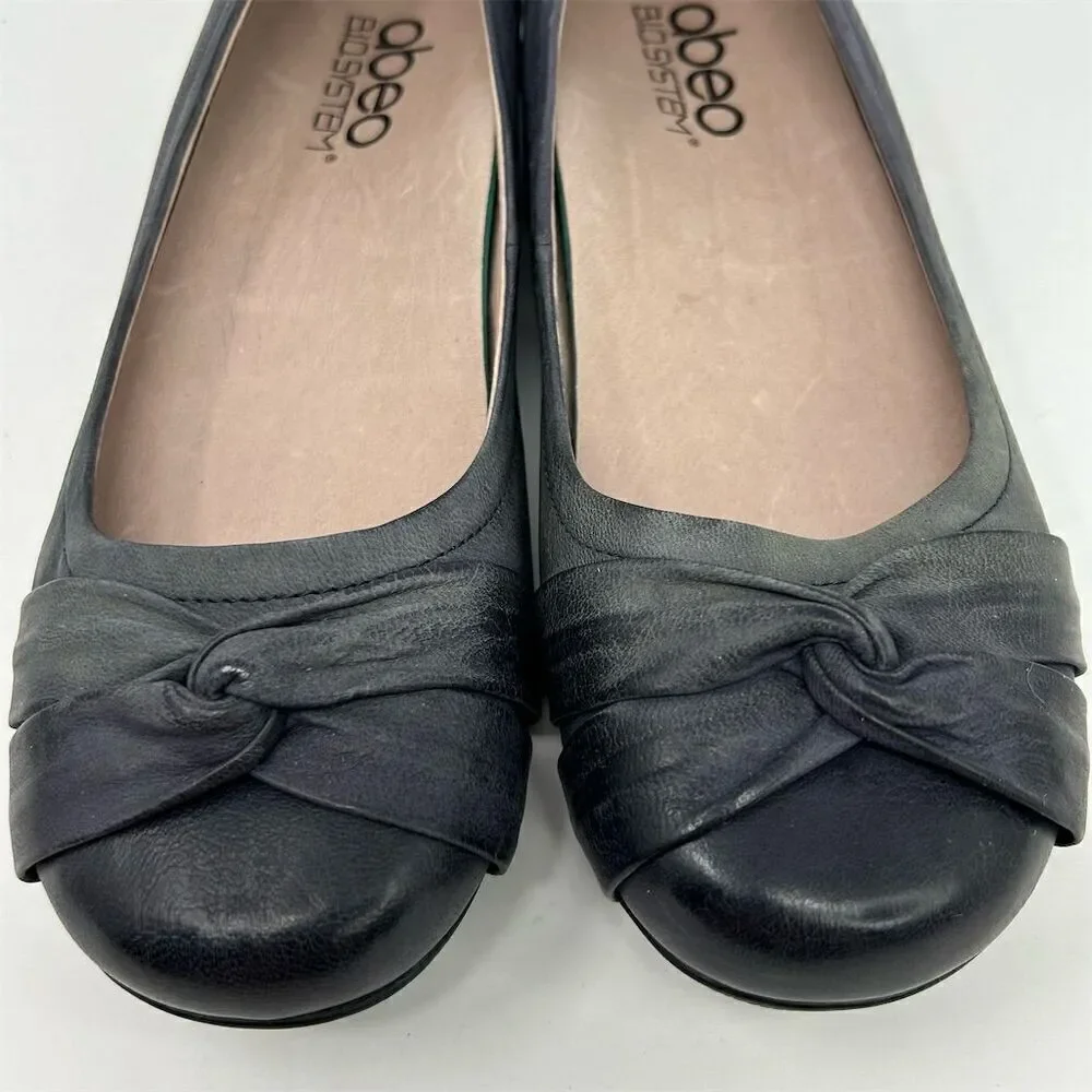 ABEO Terrie Women's Ballet Flats Black Gray Ombre Size 7 Neutral Casual Slip On